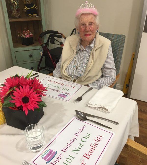 Paula celebrates her 101st Birthday!